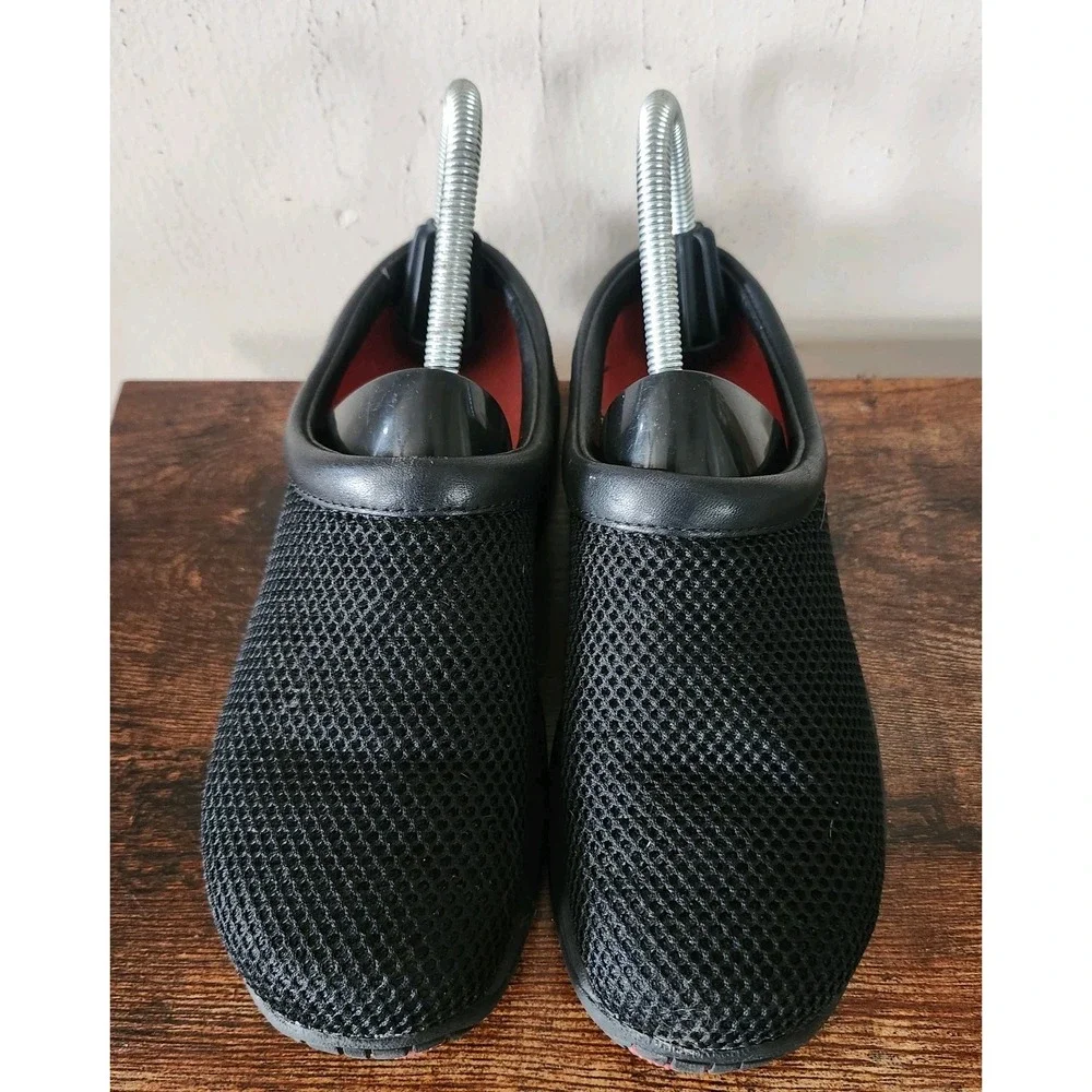 Merrell Womens Slip On Shoes Size 6.5 Black Encore Breeze Mesh Slides Clogs